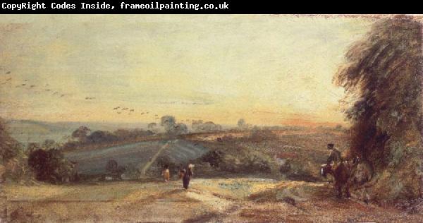 John Constable Autumnal Sunset